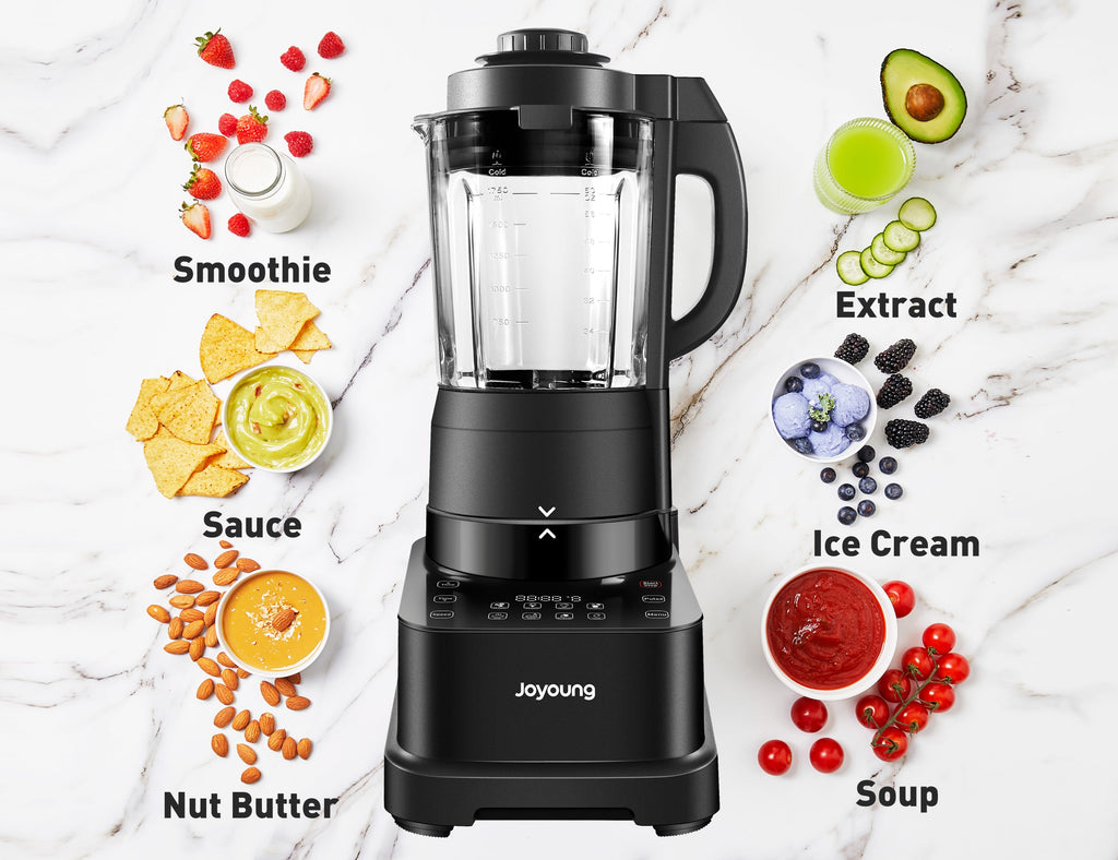  JOYOUNG Blender 28,000RPM Blenders for Kitchen with LED  Touchscreen Glass Blender 1200W Blender for Shakes and Smoothies 60 oz  Smoothie Blender with 8 Presets: Home & Kitchen